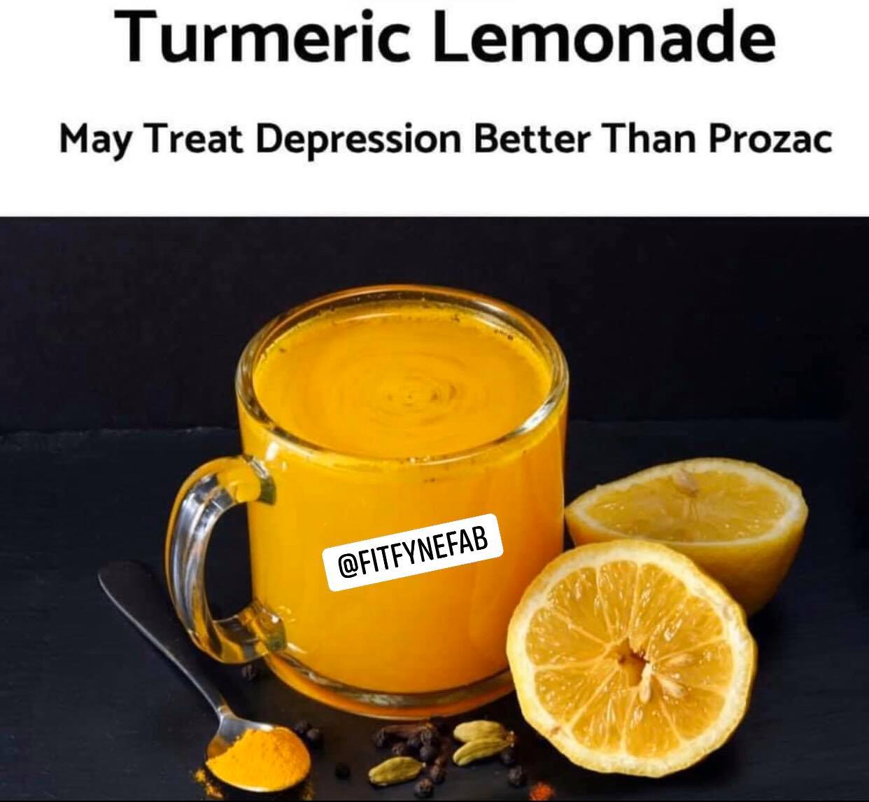 Turmeric Lemonade: Cures Depression?
