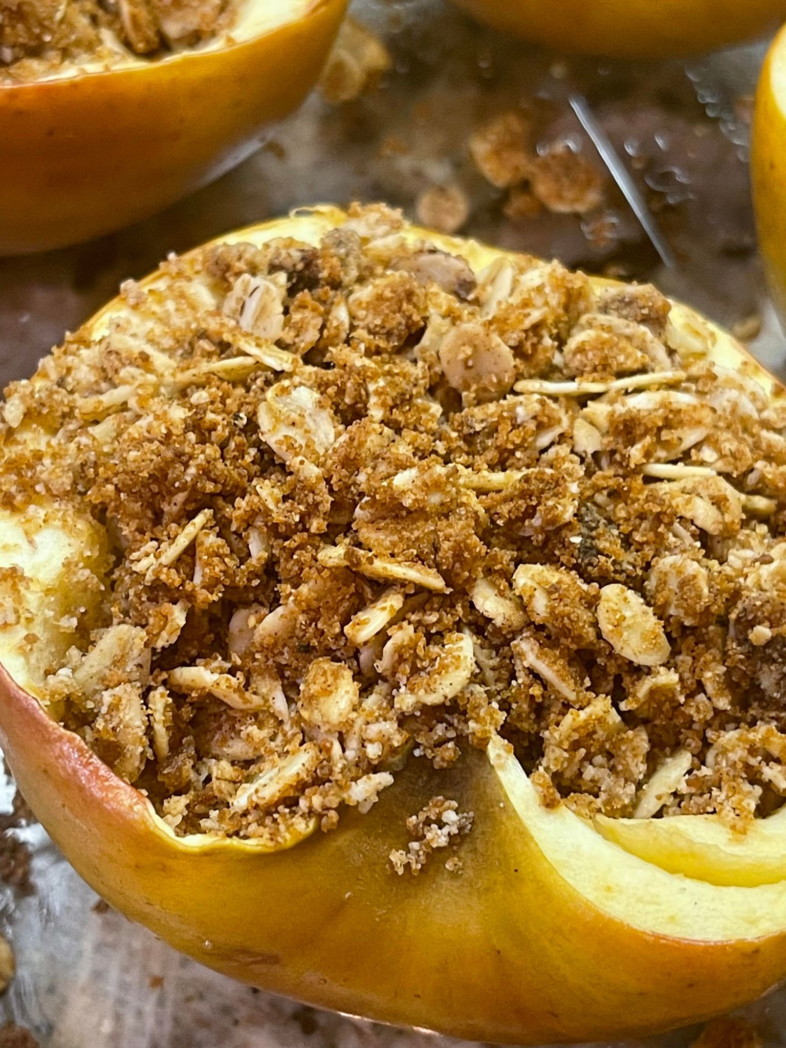 Baked Coconut Apples